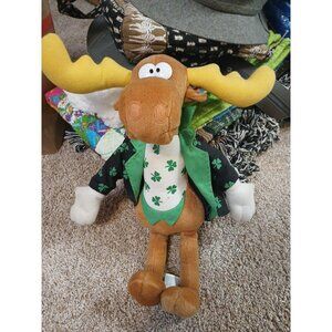 Adventures of Rocky and Bullwinkle and Friends 17in. Bullwinkle plush‎